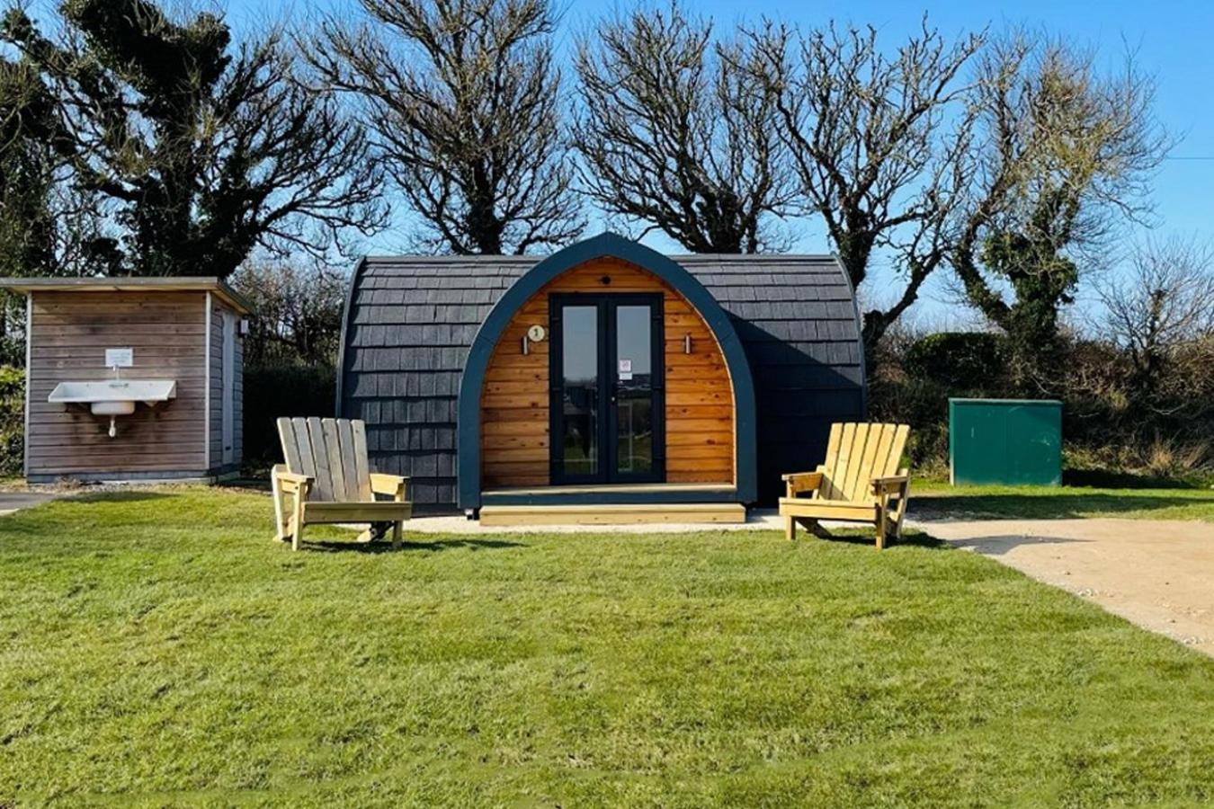 Camping Pods Trevella Holiday Park Crantock Exterior foto